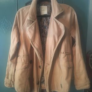 Free People jacket w floral lining S